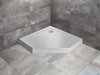 Radaway Doros Pt Compact Stone brodzik pięciokątny 80x80x11,5cm biały SDRPT8080-05-04S
